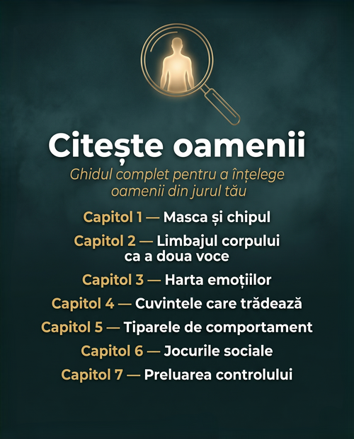 CITEȘTE OAMENII – Ghidul complet pentru a-i înțelege pe oamenii din jurul tău
